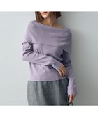 【イェッカ ヴェッカ/YECCA VECCA】のオフショルニット Lavender|ID: prp329100004095419 ipo3291000000029643700