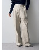 【イェッカ ヴェッカ/YECCA VECCA】のベルトデザインワイドパンツ 人気、トレンドファッション・服の通販 founy(ファニー) ファッション Fashion レディースファッション WOMEN パンツ Pants ベルト Belts A/W・秋冬 Aw・Autumn/Winter・Fw・Fall-Winter おすすめ Recommend ストレート Straight ポケット Pocket メタル Metal ワイド Wide thumbnail Light Beige|ID: prp329100004095565 ipo3291000000027766077