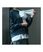 【イェッカ ヴェッカ/YECCA VECCA】のラメ刺繍ロゴスウェット 人気、トレンドファッション・服の通販 founy(ファニー) ファッション Fashion レディースファッション WOMEN トップス・カットソー Tops/Tshirt パーカ Sweats スウェット Sweat A/W・秋冬 Aw・Autumn/Winter・Fw・Fall-Winter ショルダー Shoulder スウェット Sweat ドロップ Drop フロント Front ボトム Bottom ポケット Pocket リラックス Relax thumbnail Navy|ID: prp329100004095568 ipo3291000000027766093