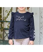 【エニファム/any FAM / KIDS】の【WEB限定】7daysプリントTシャツ ネイビー×ロゴリボン|ID: prp329100004096750 ipo3291000000032633451