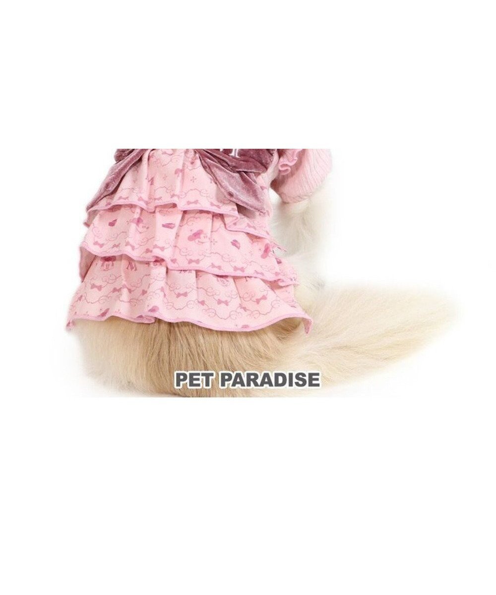 【ペットパラダイス/PET PARADISE / GOODS】のディズニー ミニーマウス ワンピース 《モノグラム柄》 小型犬 人気、トレンドファッション・服の通販 founy(ファニー) 　A/W・秋冬　Aw・Autumn/Winter・Fw・Fall-Winter　フリル　Frills　リボン　Ribbon　犬　Dog　ホーム・キャンプ・アウトドア・お取り寄せ　Home,Garden,Outdoor,Camping Gear　ペットグッズ　Pet Supplies　 other-1|ID: prp329100004096756 ipo3291000000027782065