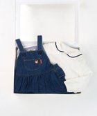 【ミキハウスホットビスケッツ/MIKI HOUSE HOT BISCUITS / KIDS】のワンポイントデニムジャンパースカート&セーラーカラー長袖Tシャツギフトセット【BOX付き】 人気、トレンドファッション・服の通販 founy(ファニー) ファッション Fashion キッズファッション KIDS おすすめ Recommend インナー Inner ギフト プレゼント Gift Present デニム Denim フリル Frills ベビー Baby ポケット Pocket ワンポイント One Point 長袖 Long Sleeve thumbnail インディゴブルー|ID: prp329100004096769 ipo3291000000027782092