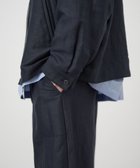 【エイトン/ATON】のCOTTON HEMP SATIN ベイカーパンツ - UNISEX NAVY|ID: prp329100004096800 ipo3291000000027782278