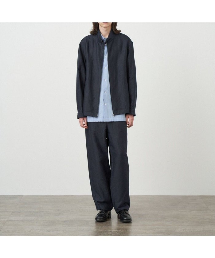 【エイトン/ATON】のCOTTON HEMP SATIN ハリントンジャケット - UNISEX インテリア・キッズ・メンズ・レディースファッション・服の通販 founy(ファニー) https://founy.com/ ファッション Fashion レディースファッション WOMEN アウター Coat Outerwear ジャケット Jackets ブルゾン Blouson/Jackets S/S・春夏 Ss・Spring/Summer ユニセックス Unisex ジャケット Jacket ツイル Twill ブルゾン Blouson 夏 Summer 春 Spring |ID: prp329100004096801 ipo3291000000027782280