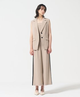 【グレース コンチネンタル/GRACE CONTINENTAL】のサイドラインサロペ 人気、トレンドファッション・服の通販 founy(ファニー) ファッション Fashion レディースファッション WOMEN ワンピース Dress オールインワン ワンピース All In One Dress サロペット Salopette A/W・秋冬 Aw・Autumn/Winter・Fw・Fall-Winter S/S・春夏 Ss・Spring/Summer サロペット Overalls ストレッチ Stretch セットアップ Set Up ベスト Vest リラックス Relax ワイド Wide 夏 Summer |ID:prp329100004096851