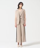 【グレース コンチネンタル/GRACE CONTINENTAL】のサイドラインサロペ 人気、トレンドファッション・服の通販 founy(ファニー) ファッション Fashion レディースファッション WOMEN ワンピース Dress オールインワン ワンピース All In One Dress サロペット Salopette A/W・秋冬 Aw・Autumn/Winter・Fw・Fall-Winter S/S・春夏 Ss・Spring/Summer サロペット Overalls ストレッチ Stretch セットアップ Set Up ベスト Vest リラックス Relax ワイド Wide 夏 Summer thumbnail ベージュ|ID: prp329100004096851 ipo3291000000027782557