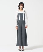 【グレース コンチネンタル/GRACE CONTINENTAL】のサイドラインサロペ 人気、トレンドファッション・服の通販 founy(ファニー) ファッション Fashion レディースファッション WOMEN ワンピース Dress オールインワン ワンピース All In One Dress サロペット Salopette A/W・秋冬 Aw・Autumn/Winter・Fw・Fall-Winter S/S・春夏 Ss・Spring/Summer サロペット Overalls ストレッチ Stretch セットアップ Set Up ベスト Vest リラックス Relax ワイド Wide 夏 Summer thumbnail グレー|ID: prp329100004096851 ipo3291000000027782559