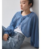 【アースミュージックアンドエコロジー/earth music&ecology】のリボンメッシュボレロ 人気、トレンドファッション・服の通販 founy(ファニー) ファッション Fashion レディースファッション WOMEN トップス・カットソー Tops/Tshirt カーディガン Cardigans A/W・秋冬 Aw・Autumn/Winter・Fw・Fall-Winter おすすめ Recommend カーディガン Cardigan ショート Short スリーブ Sleeve デニム Denim バランス Balance フェミニン Feminine フロント Front ボレロ Bolero ポケット Pocket メッシュ Mesh リボン Ribbon thumbnail Blue|ID: prp329100004096859 ipo3291000000027782597