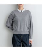 【23区/NIJYUSANKU】の【洗える】エンブロイダリーニット 人気、トレンドファッション・服の通販 founy(ファニー) ファッション Fashion レディースファッション WOMEN トップス・カットソー Tops/Tshirt ニット Knit Tops 2024年 2024 2024-2025秋冬・A/W Aw/Autumn/Winter/Fw/Fall/2024-2025 A/W・秋冬 Aw・Autumn/Winter・Fw・Fall-Winter 冬 Winter シルク Silk セーター Sweater バランス Balance レース Race 洗える Washable thumbnail ライトグレー系|ID: prp329100004096898 ipo3291000000027782933