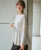 【23区/NIJYUSANKU】の【ご好評につき新色追加】ナチュラルコットンベアコンビ ペプラム カットソー 人気、トレンドファッション・服の通販 founy(ファニー) ファッション Fashion レディースファッション Fashion for Women トップス・カットソー Cut & Sew Tops シャツ・ブラウス・オフィスカジュアル Elegant Blouses & Button-Ups ロングTシャツ・Tシャツ Longline T-Shirts & Tees カットソー・ベーシックTシャツ Cut-and-Sewn Tops / Stretch Tees & Basics オレンジ Orange カットソー Cut and Sewn Top カーディガン Cardigan, Knitwear スウェット / スエット Sweatshirt, Sweatwear ストレッチ Stretch, Stretchy Fabric ノースリーブ Sleeveless, No-Sleeve フレア Flare, Flared ペプラム Peplum, Flared Hem レース Lace, Lace Fabric ロング Long, Long-Length A/W・秋冬 Autumn/Winter S/S・春夏 SS, Spring/Summer, Warm Season おすすめ Recommended / Our Picks 夏 Summer thumbnail アイボリー系|ID: prp329100004096913 ipo3291000000033858358
