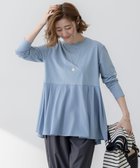 【23区/NIJYUSANKU】の【ご好評につき新色追加】ナチュラルコットンベアコンビ ペプラム カットソー 人気、トレンドファッション・服の通販 founy(ファニー) ファッション Fashion レディースファッション Fashion for Women トップス・カットソー Cut & Sew Tops シャツ・ブラウス・オフィスカジュアル Elegant Blouses & Button-Ups ロングTシャツ・Tシャツ Longline T-Shirts & Tees カットソー・ベーシックTシャツ Cut-and-Sewn Tops / Stretch Tees & Basics オレンジ Orange カットソー Cut and Sewn Top カーディガン Cardigan, Knitwear スウェット / スエット Sweatshirt, Sweatwear ストレッチ Stretch, Stretchy Fabric ノースリーブ Sleeveless, No-Sleeve フレア Flare, Flared ペプラム Peplum, Flared Hem レース Lace, Lace Fabric ロング Long, Long-Length A/W・秋冬 Autumn/Winter S/S・春夏 SS, Spring/Summer, Warm Season おすすめ Recommended / Our Picks 夏 Summer thumbnail [WEB限定]サックスブルー系|ID: prp329100004096913 ipo3291000000035534594