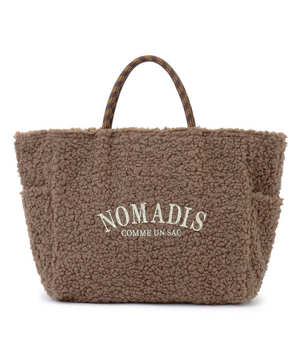 【23区/NIJYUSANKU】の【23区別注カラー】NOMADIS SAC2 W ボア トートバッグ インテリア・キッズ・メンズ・レディースファッション・服の通販 founy(ファニー) 　ファッション　Fashion　レディースファッション　WOMEN　バッグ　Bag　キャンバス　Canvas　シンプル　Simple　人気　Popularity　別注　Special Order　リバーシブル　Reversible　冬　Winter　A/W・秋冬　Aw・Autumn/Winter・Fw・Fall-Winter　2024年　2024　2024-2025秋冬・A/W　Aw/Autumn/Winter/Fw/Fall/2024-2025　ダークブラウン系|ID: prp329100004097005 ipo3291000000027783384