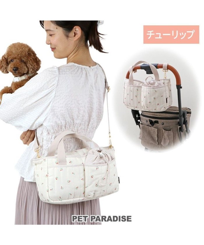 【ペットパラダイス/PET PARADISE / GOODS】のペットパラダイス 2Way お散歩 バッグ 《チューリップ柄》 インテリア・キッズ・メンズ・レディースファッション・服の通販 founy(ファニー) https://founy.com/ ショルダー Shoulder チューリップ Tulip ポーチ Pouch 犬 Dog ホーム・キャンプ・アウトドア・お取り寄せ Home,Garden,Outdoor,Camping Gear ペットグッズ Pet Supplies |ID: prp329100004098515 ipo3291000000027800723