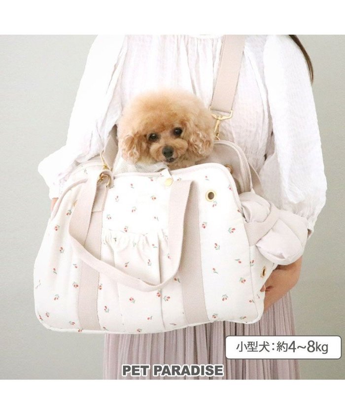 【ペットパラダイス/PET PARADISE / GOODS】のペットパラダイス あごのせキャリーバッグ 《チューリップ柄》 小型犬 約4～8kg インテリア・キッズ・メンズ・レディースファッション・服の通販 founy(ファニー) https://founy.com/ スーツケース キャリーケース Suitcase クッション Cushion コンパクト Compact ショルダー Shoulder チューリップ Tulip ポケット Pocket ラップ Wrap 犬 Dog ホーム・キャンプ・アウトドア・お取り寄せ Home,Garden,Outdoor,Camping Gear ペットグッズ Pet Supplies |ID: prp329100004098529 ipo3291000000027800751