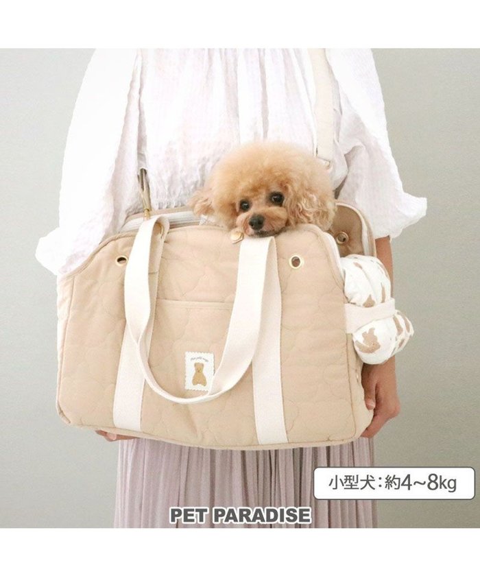 【ペットパラダイス/PET PARADISE / GOODS】のペットパラダイス くまちゃん あごのせ キャリーバッグ 小型犬 約4～8kg インテリア・キッズ・メンズ・レディースファッション・服の通販 founy(ファニー) https://founy.com/ スーツケース キャリーケース Suitcase クッション Cushion クール Cool ショルダー Shoulder ラップ Wrap 犬 Dog ホーム・キャンプ・アウトドア・お取り寄せ Home,Garden,Outdoor,Camping Gear ペットグッズ Pet Supplies |ID: prp329100004098532 ipo3291000000028483280