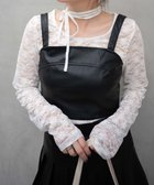 【ウィゴー/WEGO】のFレザービスチェ 人気、トレンドファッション・服の通販 founy(ファニー) ファッション Fashion レディースファッション WOMEN トップス・カットソー Tops/Tshirt キャミソール / ノースリーブ No Sleeves ビスチェ Bustier A/W・秋冬 Aw・Autumn/Winter・Fw・Fall-Winter おすすめ Recommend キャミソール Camisole スマホ Smartphone セットアップ Set Up タンク Tank ワンポイント One Point 秋 Autumn/Fall thumbnail ブラック|ID: prp329100004098601 ipo3291000000027801032