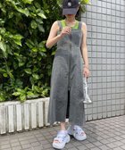 【ウィゴー/WEGO】のデニムWジップジャンスカ ブラックその他|ID: prp329100004098602 ipo3291000000027801035