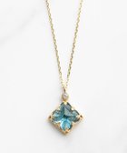 【トッカ/TOCCA】の【WEB限定】BLUE STAR K10 NECKLACE K10 天然石ピラミッドカット ダイヤモンド ネックレス ブルートパーズ|ID: prp329100004100643 ipo3291000000027836847