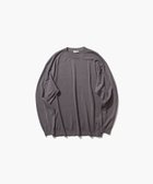 【エイトン/ATON】のGARMENT DYED SILK WASHI クルーネックセーター - UNISEX CHARCOAL GRAY|ID: prp329100004100649 ipo3291000000027836970