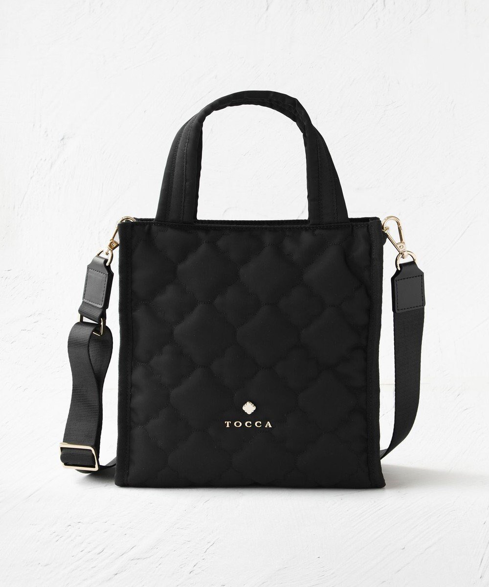 【トッカ/TOCCA】の【撥水】CHECKER CLOVER QUILTMINIBAG キルトミニバッグ インテリア・キッズ・メンズ・レディースファッション・服の通販 founy(ファニー) 　ファッション　Fashion　レディースファッション　WOMEN　バッグ　Bag　ショルダー　Shoulder　シンプル　Simple　財布　Wallet　ポケット　Pocket　モダン　Modern　モチーフ　Motif　A/W・秋冬　Aw・Autumn/Winter・Fw・Fall-Winter　冬　Winter　2024年　2024　2024-2025秋冬・A/W　Aw/Autumn/Winter/Fw/Fall/2024-2025　ブラック系|ID: prp329100004100654 ipo3291000000029645003