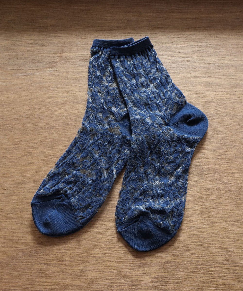【ティアクラッセ/Tiaclasse】のシアージャガードソックス インテリア・キッズ・メンズ・レディースファッション・服の通販 founy(ファニー) 　ファッション　Fashion　レディースファッション　WOMEN　ソックス　Socks　レッグウェア　Legwear　エレガント 上品　Elegant　サンダル　Sandals　シアー　Sheer　シューズ　Shoes　シンプル　Simple　ソックス　Socks　チュニック　Tunic　メッシュ　Mesh　レース　Race　再入荷　Restock/Back In Stock/Re Arrival　NEW・新作・新着・新入荷　New Arrivals　ブルー|ID: prp329100004100657 ipo3291000000031863977