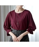 【ティアクラッセ/Tiaclasse】の【洗える】タックスリーブカットソートップス 人気、トレンドファッション・服の通販 founy(ファニー) ファッション Fashion レディースファッション Fashion for Women トップス・カットソー Cut & Sew Tops シャツ・ブラウス・オフィスカジュアル Elegant Blouses & Button-Ups ロングTシャツ・Tシャツ Longline T-Shirts & Tees カットソー・ベーシックTシャツ Cut-and-Sewn Tops / Stretch Tees & Basics ウォッシャブル Machine Washable カットソー Cut and Sewn Top シューズ Shoes, Footwear シンプル Simple, Minimal スリーブ Sleeve, Long Sleeve / Short Sleeve チュニック Tunic, Long Top フリル Frill, Ruffle フレア Flare, Flared ベーシック Basic, Essential ポケット Pocket, Pocket Detail 再入荷 Restock / Back in Stock 夏 Summer 新作・新入荷 New Arrivals / New In 旅行 Travel 春 Spring S/S・春夏 SS, Spring/Summer, Warm Season 洗える Machine Washable 秋 Autumn thumbnail ボルドー|ID: prp329100004100661 ipo3291000000033713879