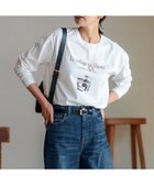 【23区/NIJYUSANKU】の【洗える】Le collage ロゴロンTEE 人気、トレンドファッション・服の通販 founy(ファニー) ファッション Fashion レディースファッション WOMEN トップス・カットソー Tops/Tshirt シャツ/ブラウス Shirts/Blouses ロング / Tシャツ T-Shirts カットソー Cut and Sewn インナー Inner 洗える Washable カットソー Cut And Sew グラフィック Graphic ジャケット Jacket スリット Slit ブルゾン Blouson A/W・秋冬 Aw・Autumn/Winter・Fw・Fall-Winter 冬 Winter 2024年 2024 2024-2025秋冬・A/W Aw/Autumn/Winter/Fw/Fall/2024-2025 thumbnail ホワイト系|ID: prp329100004105812 ipo3291000000027911714