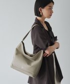 【ラシット/russet】の《WEB限定》レザーワンハンドルショルダーバッグ(CE-1405-WEB) GrayBeige|ID:prp329100004105843