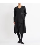 【23区/NIJYUSANKU】の【エステータ】ウールダブルクロス ワンピース 人気、トレンドファッション・服の通販 founy(ファニー) ファッション Fashion レディースファッション WOMEN ワンピース Dress ドレス Dress ラップ Wrap A/W・秋冬 Aw・Autumn/Winter・Fw・Fall-Winter 冬 Winter thumbnail ブラック系|ID: prp329100004105863 ipo3291000000028183858