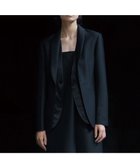 【23区/NIJYUSANKU】の【エステータ】シルクウールツイル ジャケット 人気、トレンドファッション・服の通販 founy(ファニー) ファッション Fashion レディースファッション WOMEN アウター Coat Outerwear ジャケット Jackets テーラードジャケット Tailored Jackets ウォーム Worm サテン Satin ショール Shawl シルク Silk ジャケット Jacket ツイル Twill ドッキング Docking ドレス Dress ベスト Vest マニッシュ Mannish A/W・秋冬 Aw・Autumn/Winter・Fw・Fall-Winter 冬 Winter おすすめ Recommend thumbnail ブラック系|ID: prp329100004105889 ipo3291000000027912038