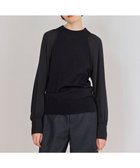 【ベイジ,/BEIGE,】の【WEB限定・洗える】LECERF / ブラウスニットトップス Black|ID:prp329100004105961