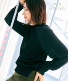 【ベイジ,/BEIGE,】の【WEB限定・洗える】LECERF / 異素材ニットトップス Black|ID:prp329100004105961