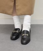 【インター ショシュール/INTER-CHAUSSURES】の【FABIO RUSCONI】スクエアトウビットローファー ブラック|ID: prp329100004105988 ipo3291000000029644616