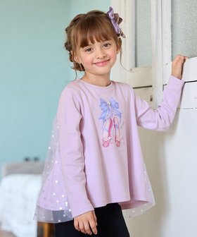 【エニファム/any FAM / KIDS】のトゥシューズバックシャン長袖Tシャツ 人気、トレンドファッション・服の通販 founy(ファニー) ファッション Fashion キッズファッション KIDS トップス・カットソー Tops/Tees/Kids A/W・秋冬 Aw・Autumn/Winter・Fw・Fall-Winter カットソー Cut And Sew チュール Tulle ドット Dot ビジュー Bijou ポケット Pocket モチーフ Motif リボン Ribbon 長袖 Long Sleeve |ID:prp329100004105992