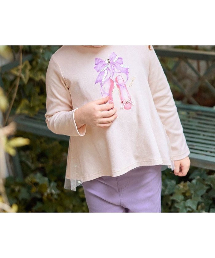 【エニファム/any FAM / KIDS】のトゥシューズバックシャン長袖Tシャツ インテリア・キッズ・メンズ・レディースファッション・服の通販 founy(ファニー) https://founy.com/ ファッション Fashion キッズファッション Fashion for Kids トップス・カットソー Cut & Sew Tops カットソー Cut and Sewn Top チュール Tulip, Tulip Motif ドット Polka Dot, Dot Pattern ビジュー Bijou, Jewel-like Accent ポケット Pocket, Pocket Detail モチーフ Motif, Design Theme リボン Ribbon, Bow A/W・秋冬 Autumn/Winter 長袖 Long Sleeve, Full Sleeve |ID: prp329100004105992 ipo3291000000032710936