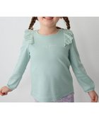 【エニファム/any FAM / KIDS】の肩レース長袖Tシャツ 人気、トレンドファッション・服の通販 founy(ファニー) ファッション Fashion キッズファッション KIDS トップス・カットソー Tops/Tees/Kids A/W・秋冬 Aw・Autumn/Winter・Fw・Fall-Winter カットソー Cut And Sew ガーリー Girly シンプル Simple ポケット Pocket リボン Ribbon レース Race 秋 Autumn/Fall 長袖 Long Sleeve thumbnail ミント|ID: prp329100004105993 ipo3291000000027913313