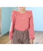 【エニファム/any FAM / KIDS】の肩レース長袖Tシャツ ピンク|ID: prp329100004105993 ipo3291000000032602777