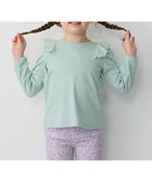 【エニファム/any FAM / KIDS】の肩レース長袖Tシャツ ミント|ID: prp329100004105993 ipo3291000000032602779