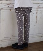 【エニファム/any FAM / KIDS】の【WEB限定】フリル付き総柄レギンス チャコール×ネコ|ID: prp329100004105995 ipo3291000000031211224