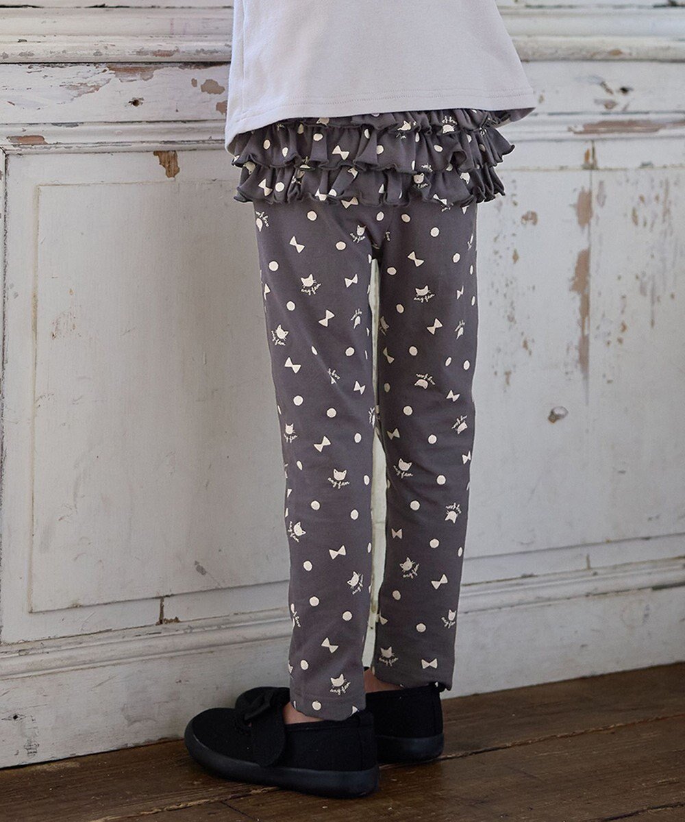 【エニィ/ANY / KIDS】の【WEB限定】フリル付き総柄レギンス インテリア・キッズ・メンズ・レディースファッション・服の通販 founy(ファニー) ファッション Fashion キッズファッション Fashion for Kids スマホ Smartphone, Mobile Device チェリー Cherry, Cherry Pattern デニム Denim, Jeans Material トレンド Trend, Trending Now 定番 Standard, Basic Item ネコ Cat, Feline Motif 人気 Popular, Best Seller フリル Frill, Ruffle ポケット Pocket, Pocket Detail 無地 Plain, Solid Color レギンス Leggings, Stretch Pants プチプライス・低価格 Affordable / Budget Price チャコール×ネコ|ID: prp329100004105995 ipo3291000000034321940
