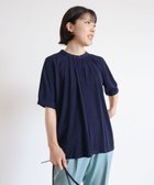 【グリーンパークス/Green Parks】の2way 5分袖ブラウソー 人気、トレンドファッション・服の通販 founy(ファニー) ファッション Fashion レディースファッション WOMEN トップス・カットソー Tops/Tshirt シャツ/ブラウス Shirts/Blouses A/W・秋冬 Aw・Autumn/Winter・Fw・Fall-Winter フロント Front ポケット Pocket thumbnail Navy|ID: prp329100004106170 ipo3291000000028254197