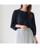 【エニィ スィス/any SiS】の【洗える】プリーツスリーブ ブラウス 人気、トレンドファッション・服の通販 founy(ファニー) ファッション Fashion レディースファッション WOMEN トップス・カットソー Tops/Tshirt シャツ/ブラウス Shirts/Blouses A/W・秋冬 Aw・Autumn/Winter・Fw・Fall-Winter インナー Inner エレガント 上品 Elegant ジャケット Jacket スリーブ Sleeve ドレープ Drape パール Pearl プリーツ Pleats ランダム Random 洗える Washable thumbnail ネイビー|ID: prp329100004106259 ipo3291000000027923576