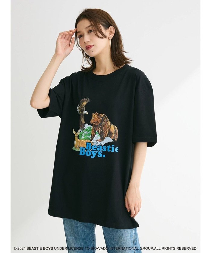 【グリーンパークス/Green Parks】のBEASTIE BOYS ANIMAL TEE インテリア・キッズ・メンズ・レディースファッション・服の通販 founy(ファニー) https://founy.com/ ファッション Fashion レディースファッション WOMEN トップス・カットソー Tops/Tshirt シャツ/ブラウス Shirts/Blouses ロング / Tシャツ T-Shirts カットソー Cut and Sewn A/W・秋冬 Aw・Autumn/Winter・Fw・Fall-Winter カットソー Cut And Sew プリント Print ボトム Bottom ポケット Pocket |ID: prp329100004107217 ipo3291000000027932117