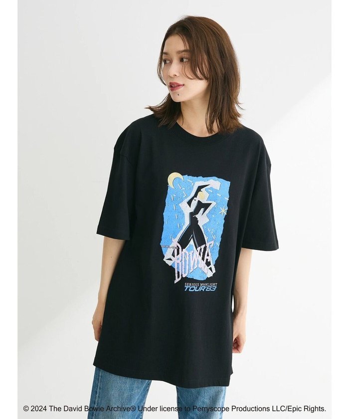 【グリーンパークス/Green Parks】のDavid Bowie TOUR TEE インテリア・キッズ・メンズ・レディースファッション・服の通販 founy(ファニー) https://founy.com/ ファッション Fashion レディースファッション WOMEN トップス・カットソー Tops/Tshirt シャツ/ブラウス Shirts/Blouses ロング / Tシャツ T-Shirts カットソー Cut and Sewn A/W・秋冬 Aw・Autumn/Winter・Fw・Fall-Winter カットソー Cut And Sew フロント Front プリント Print ボトム Bottom ポケット Pocket モチーフ Motif |ID: prp329100004107226 ipo3291000000027932150