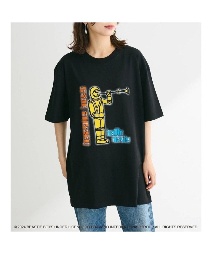 【グリーンパークス/Green Parks】のBEASTIE BOYS hello nasty TEE インテリア・キッズ・メンズ・レディースファッション・服の通販 founy(ファニー) https://founy.com/ ファッション Fashion レディースファッション WOMEN トップス・カットソー Tops/Tshirt シャツ/ブラウス Shirts/Blouses ロング / Tシャツ T-Shirts カットソー Cut and Sewn A/W・秋冬 Aw・Autumn/Winter・Fw・Fall-Winter カットソー Cut And Sew ボトム Bottom ポケット Pocket モチーフ Motif |ID: prp329100004107227 ipo3291000000027932152