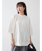 【グリーンパークス/Green Parks】の7分袖ロゴミニ裏毛トレTEE 人気、トレンドファッション・服の通販 founy(ファニー) ファッション Fashion レディースファッション WOMEN トップス・カットソー Tops/Tshirt パーカ Sweats スウェット Sweat A/W・秋冬 Aw・Autumn/Winter・Fw・Fall-Winter おすすめ Recommend スウェット Sweat スタイリッシュ Stylish トレーナー Trainer プレーン Plane ポケット Pocket ワイド Wide ヴィンテージ Vintage thumbnail Off White|ID: prp329100004107251 ipo3291000000027932236