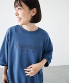 【グリーンパークス/Green Parks】の7分袖ロゴミニ裏毛トレTEE 人気、トレンドファッション・服の通販 founy(ファニー) ファッション Fashion レディースファッション WOMEN トップス・カットソー Tops/Tshirt パーカ Sweats スウェット Sweat A/W・秋冬 Aw・Autumn/Winter・Fw・Fall-Winter おすすめ Recommend スウェット Sweat スタイリッシュ Stylish トレーナー Trainer プレーン Plane ポケット Pocket ワイド Wide ヴィンテージ Vintage thumbnail Blue|ID: prp329100004107251 ipo3291000000028463278