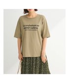 【グリーンパークス/Green Parks】の5分袖フロッキーロゴプリントTEE 人気、トレンドファッション・服の通販 founy(ファニー) ファッション Fashion レディースファッション WOMEN トップス・カットソー Tops/Tshirt シャツ/ブラウス Shirts/Blouses ロング / Tシャツ T-Shirts カットソー Cut and Sewn A/W・秋冬 Aw・Autumn/Winter・Fw・Fall-Winter カットソー Cut And Sew トレンド Trend フェミニン Feminine ボトム Bottom ポケット Pocket ワイド Wide thumbnail Khaki|ID: prp329100004107252 ipo3291000000027932243