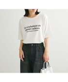 【グリーンパークス/Green Parks】の5分袖フロッキーロゴプリントTEE 人気、トレンドファッション・服の通販 founy(ファニー) ファッション Fashion レディースファッション WOMEN トップス・カットソー Tops/Tshirt シャツ/ブラウス Shirts/Blouses ロング / Tシャツ T-Shirts カットソー Cut and Sewn A/W・秋冬 Aw・Autumn/Winter・Fw・Fall-Winter カットソー Cut And Sew トレンド Trend フェミニン Feminine ボトム Bottom ポケット Pocket ワイド Wide thumbnail Off White|ID: prp329100004107252 ipo3291000000028254190