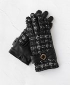 【トッカ/TOCCA】の【数量限定】TWEED GLOVES 手袋 ブラック系|ID: prp329100004109731 ipo3291000000028129405